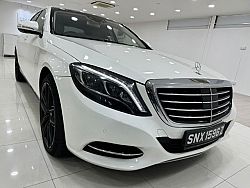 Mercedes Benz S500L Sedan R20 LED 360CAM Rear Ent 2015 Sunroof White